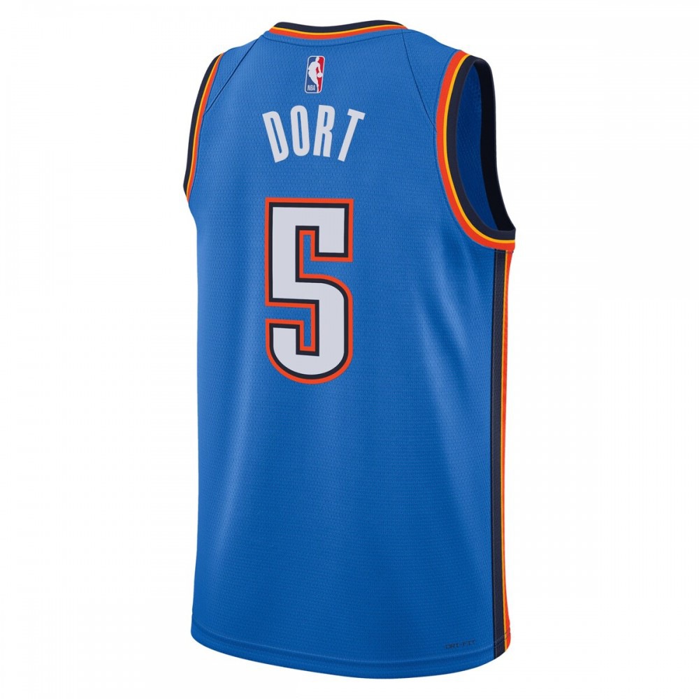 Luguentz Dort Oklahoma City Thunder Unisex Swingman Jersey - Icon Edition - Blue-Pro Kit Vault | Brand New 26/27 Sports Jerseys